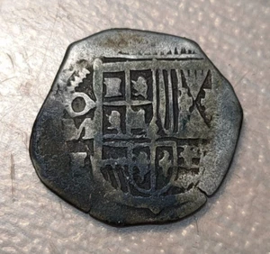 MEXICO FELIPE III 1 REAL S/F Mo F - Picture 1 of 2