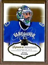 2015-16 The Cup Signature Renditions #SRRM Ryan Miller AUTO - Vancouver Canucks