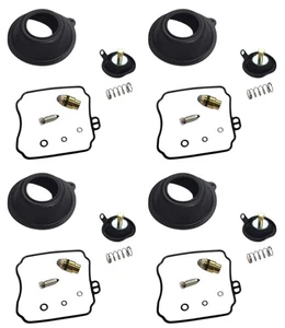 4x Vergaser-Reparatursätze für YAMAHA XVS 650 V-STAR 1998-2015 - Picture 1 of 7