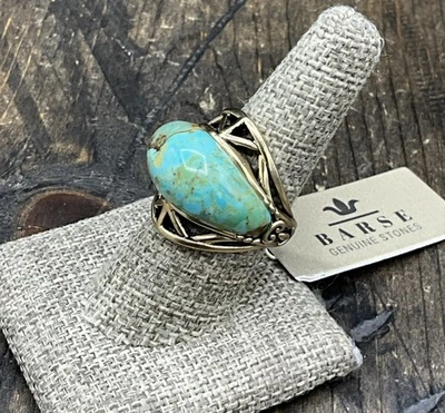 Barse Medevial Ring- Turquoise-Bronze- 8- NWT - Image 1 of 4