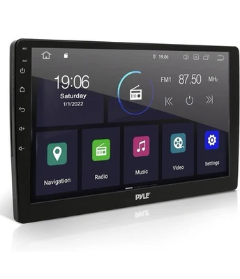 Pyle PLINTBL10 10.1" Bluetooth Wifi GPS USB Double DIN Receiver w/ Touchscreen - Image 1 of 4