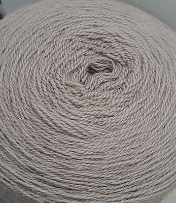 5 lb 1.2 oz 2/54 Wool Yarn Weaving Knitting Art 800 ypp  Grey - Image 1 of 3