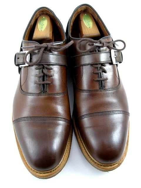 Allen Edmonds "PARK AVENUE VELO" Cap Toe Dress Shoe 11 D Dark Chili USA (696N) - Image 1 of 4