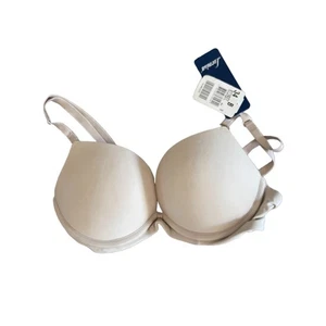 Leonisa Women's Beige Underwire Triangle Cups Extreme Push-up Bra - Picture 1 of 4