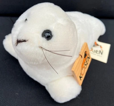 Kösen 2105 Robbe Ringelrobbenbaby Seehund Weiß Plüschtier Stofftier 20cm NEU! - Bild 1 von 4