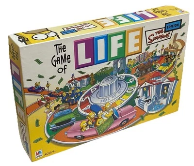 The Simpsons Edition “The Game Of Life” Milton Bradley, Vintage 2004 & Near-Mint - Image 1 of 4