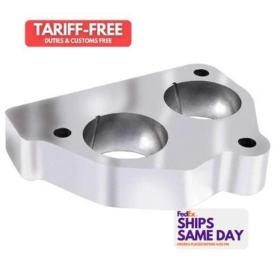 Trans-Dapt 2534, One Natural Aluminum Swirl-Torque Tbi Spacer Performance Parts - Image 1 of 4