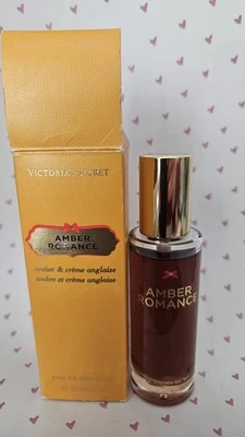 Victoria's Secret Amber Romance EDT Perfume ámbar y crema Inglés 1 OZ ORIGINAL Foto 1 de 4