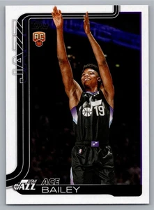 2025-26 Topps Basketball - Ace Bailey #205 FLAGSHIP RC Utah Jazz - Picture 1 of 2