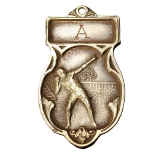 Track and Field Shotput Medal 1927 Signed - Picture 1 of 4
