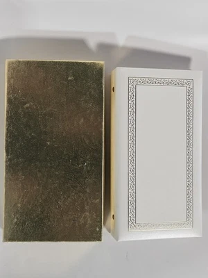 Hermoso Álbum de Fotos Blanco, 42 Ranuras, Fotos Largas Panorámicas, Cuero Simulado Foto 1 de 4