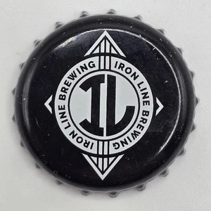 Bottle Cap Crown Iron Line Brewing Company Monroe Ohio Beer Brewery - Picture 1 of 2