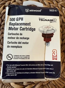 Cartucho de motor de repuesto Attwood 5620-6: 500 GPH para Tsunami MK2 - Imagen 1 de 6