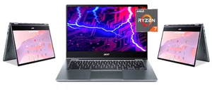 14" TouchScreen ACER SPIN 514 Laptop: AMD Ryzen 7! 8GB RAM! 256GB SSD Storage! - Picture 1 of 13