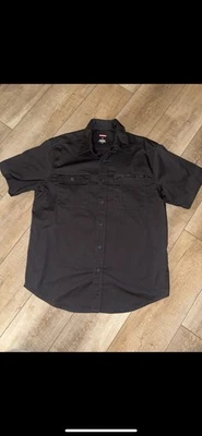 Camisa de bolso vintage artesão com botões tamanho grande anos 90 anos 2000 - Imagem 1 de 4