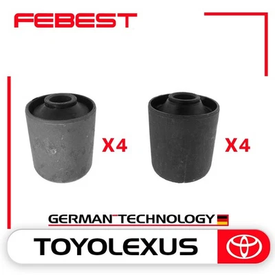 BUCHA DE BRAÇO DE CONTROLE LATERAL TRASEIRO PARA TOYOTA 4RUNNER 1990-1995 CONJUNTO 8 PEÇAS - Imagem 1 de 2