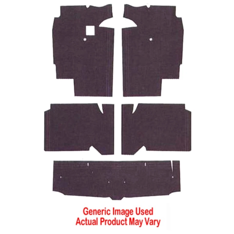 Звукоизолятор для 1975-1979 Chevrolet Nova 2DR купе, хэтчбек смола резиновый Aqua - Изображение 1 из 4