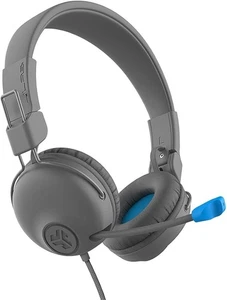 JLab JBuddies Learn kindersichere kabelgebundene On-Ear-Kopfhörer mit einziehbarem Mikrofon - Bild 1 von 4