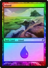 Island (286) FOIL Lorwyn HEAVILY PLD Basic Land MAGIC GATHERING CARD ABUGames