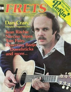 Frets Magazine February 1980 Dan Crary Jean Ritchie Narciso Yepes Tom Paley - Picture 1 of 1