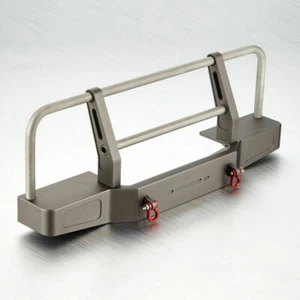 CNC Aluminum Gray Front Bumper for D90 for SCX 10 RC Car Crawler #1464 - Picture 1 of 6