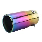 GSAEX 3 - 2 Inch Exhaust Tip,Rainbow Polished Stainless Steel Chrome Exhaust Tip