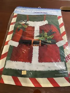 NEW Breeze Art Premium Garden Flag SANTA SUIT 12.5" x 18" Studio M NWT - Picture 1 of 3