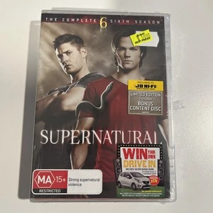 Supernatural, The Complete Sixth Season - DVD 6 Disc Set Brand New Sealed - Picture 1 of 3