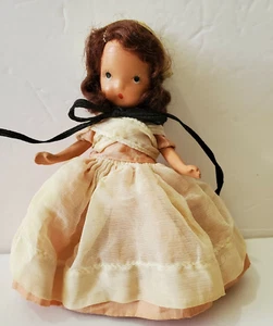 Nancy Ann Storybook Dolls Quaker Maid American Girl Series Bisque 1940s Brunette - Picture 1 of 9