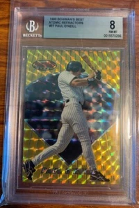 1996 Bowman's Best Atomic Refractor #37 Paul O'Neill Beckett BGS 8 #0015570286 - Picture 1 of 2