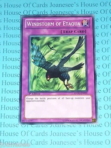Tarjeta Windstorm of Etaqua SDDL-EN031 Común Yu-Gi-Oh Como Nueva 1a Edición Nueva - Imagen 1 de 2