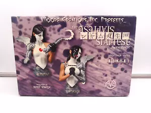 David Mack's Kabuki Siamese Twins Busts (Moore Creations, 2003, Ltd. Ed.) - Foto 1 di 17