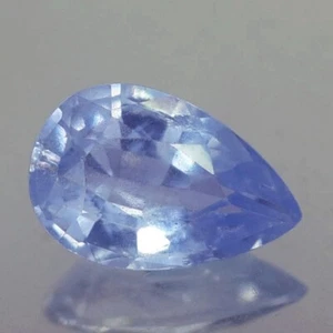 0.69CT GORGEOUS AA UNHEATED PEAR BURMESE BLUE SAPPHIRE NATURAL - Picture 1 of 3