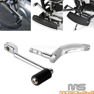 For Harley Softail FL Slim FLSL S 107/114 Chrome Heel Shifter Peg Lever 18-2022 - Foto 1 di 9