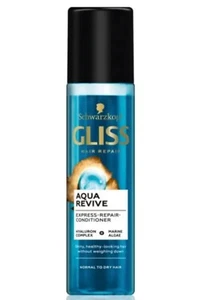 Schwarzkopf Gliss Hair Repair Aqua Revive Express Hair Conditioner 200ml - Picture 1 of 6
