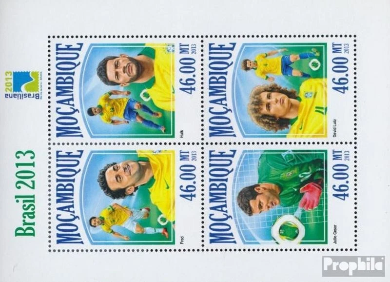 Briefmarken Mosambik 2013 Mi 6932-6935 Kleinbogen (kompl. Ausgabe) postfrisch Br - Bild 1 von 1