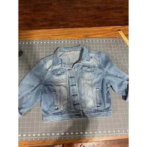 Highway Jeans Button Up Long Sleeve Casual Denim Jacket Girls Size L - Picture 1 of 7