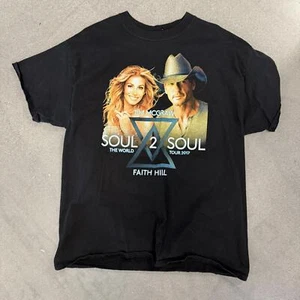 Tim McGraw & Faith Hill Soul 2 Soul Tour 2017 T-Shirt Herren XL - Bild 1 von 7