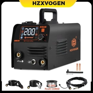 HZXVOGEN Mig Welder 2IN1 MMA DC 200Amp INVERTER Welding Machine GASLESS IGBT - Picture 1 of 11