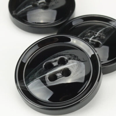 10 Pcs Sewing Buttons Coat 4-Hole Round Resin Button for Clothing DIY Craft Chic - Image 1 of 4