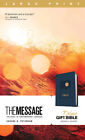 The Message Deluxe Gift Bible, Large Print (Leather-Look, Navy): The Bible ...