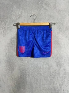 England Team Away football Soccer Shorts 2020 - 2022 Nike Kids Size 18-24 MOS - Picture 1 of 9