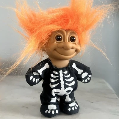 Disfraz de esqueleto de Halloween Russ vintage muñeca troll DISFRAZ DE HALLOWEEN troll Foto 1 de 4