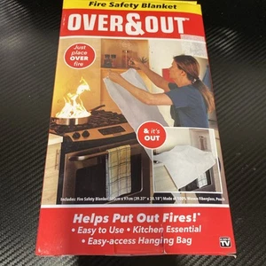 Over & Out Fire Safety Blanket 39.37X38.18 - Picture 1 of 3