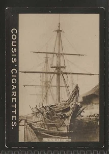 COUSIS (MALTA)-WARSHIPS 1904 (MF850ellis Malta to rear)-#495- SEE SCANS FOR CARD - Picture 1 of 2