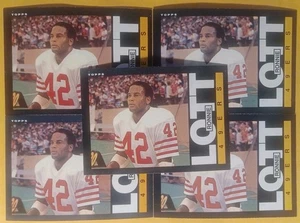 1985 TOPPS #156 SAN FRANCISCO 49ERS RONNIE LOTT HOF [5] NM/MT 05861 - Picture 1 of 7