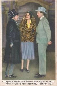 QUEEN ASTRID #6 belgium CHOCOLATE cote d'or AD CARD 1930's -  ROYALTY VINTAGE - Picture 1 of 2