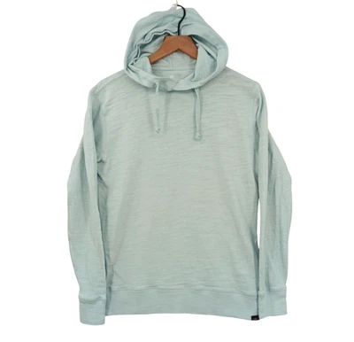 Sudadera con Capucha Faherty Sunwashed Slub Para Hombre Pequeña Azul Algodón Manga Larga Ligera Foto 1 de 4