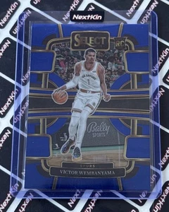 2023-24 Panini Select - Concourse Victor Wembanyama #87 Blue Prizm (RC) - Picture 1 of 2
