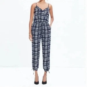 MADEWELL Tuta Cami Faux Wrap - Motivo - Taglia M Cinghie Regolabili - Foto 1 di 12